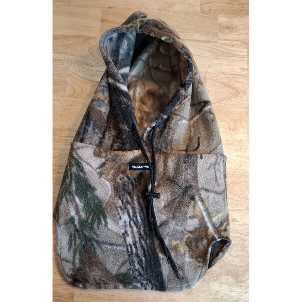 Realtree AP Polyester Fleece Camo Balaclava Face Mask Hunting Neck Gaiter Winter